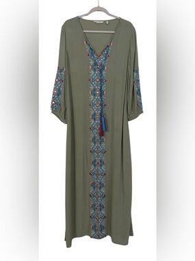 chinese dress ladies 100% Linen Beach Dress - White main image 0